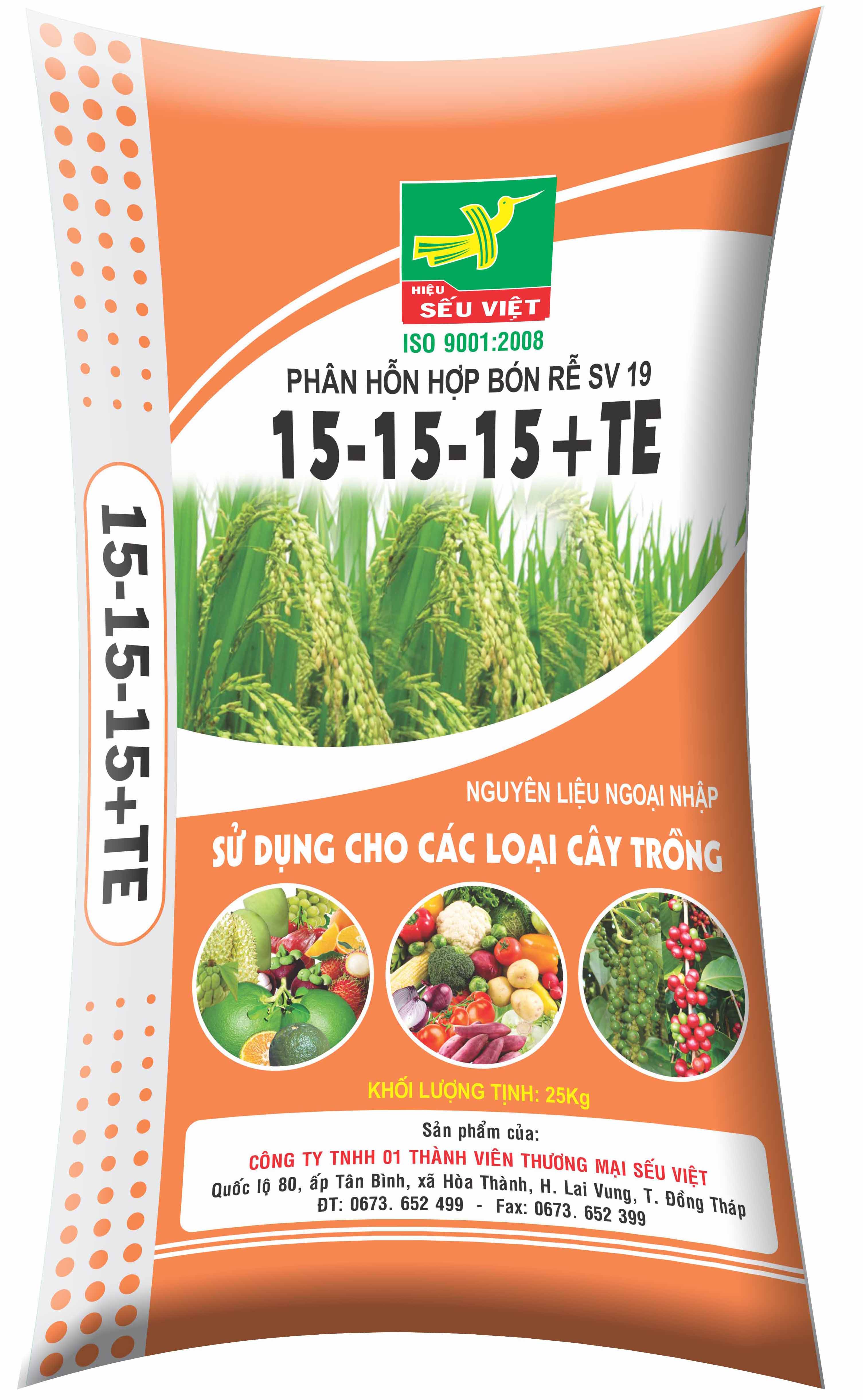 Phân hỗn hợp bón rể SV19