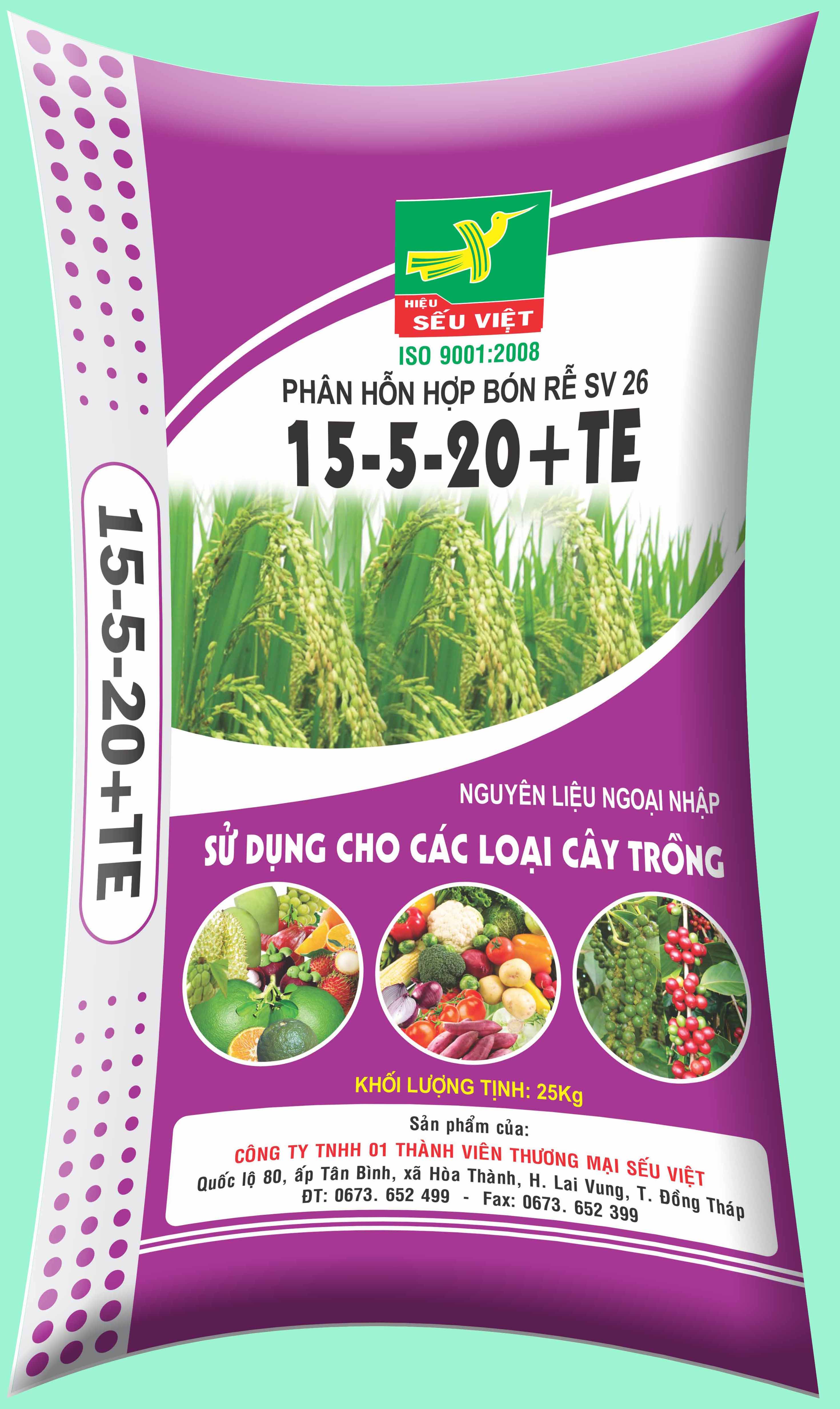 Phân hỗn hợp bón rẻ SV26