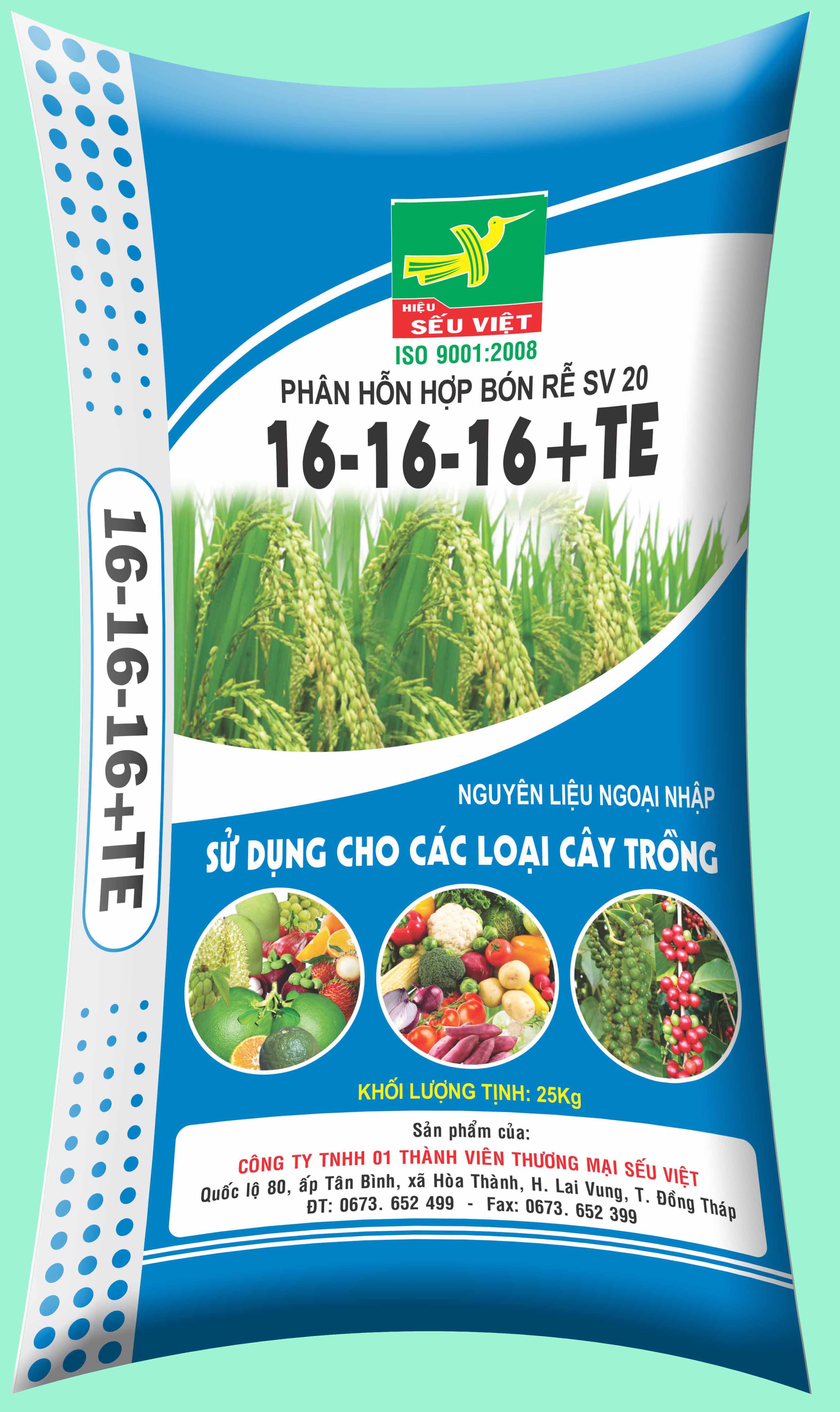 Phân hỗn hợp bón rể SV20
