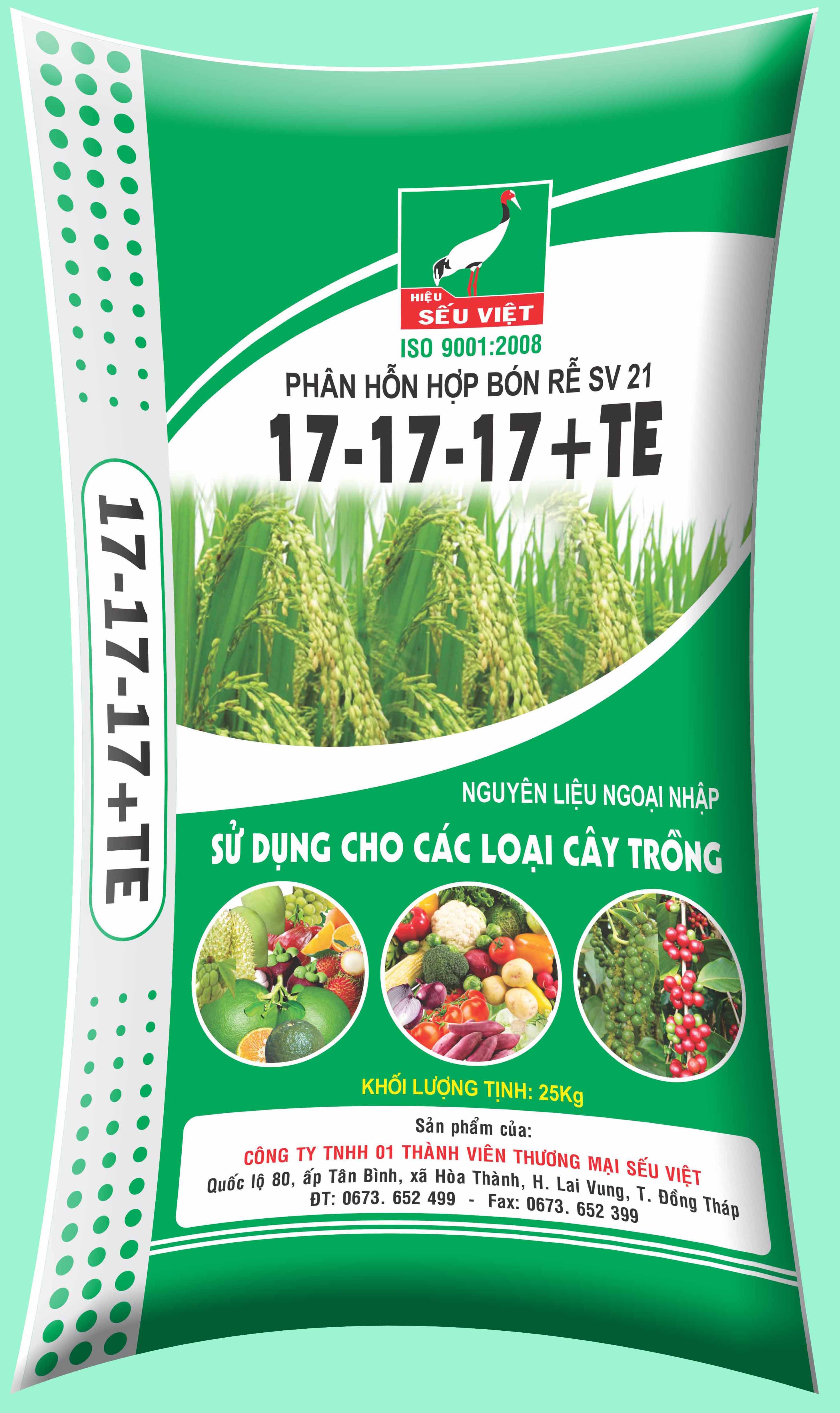Phân hỗn hợp bón rể SV21