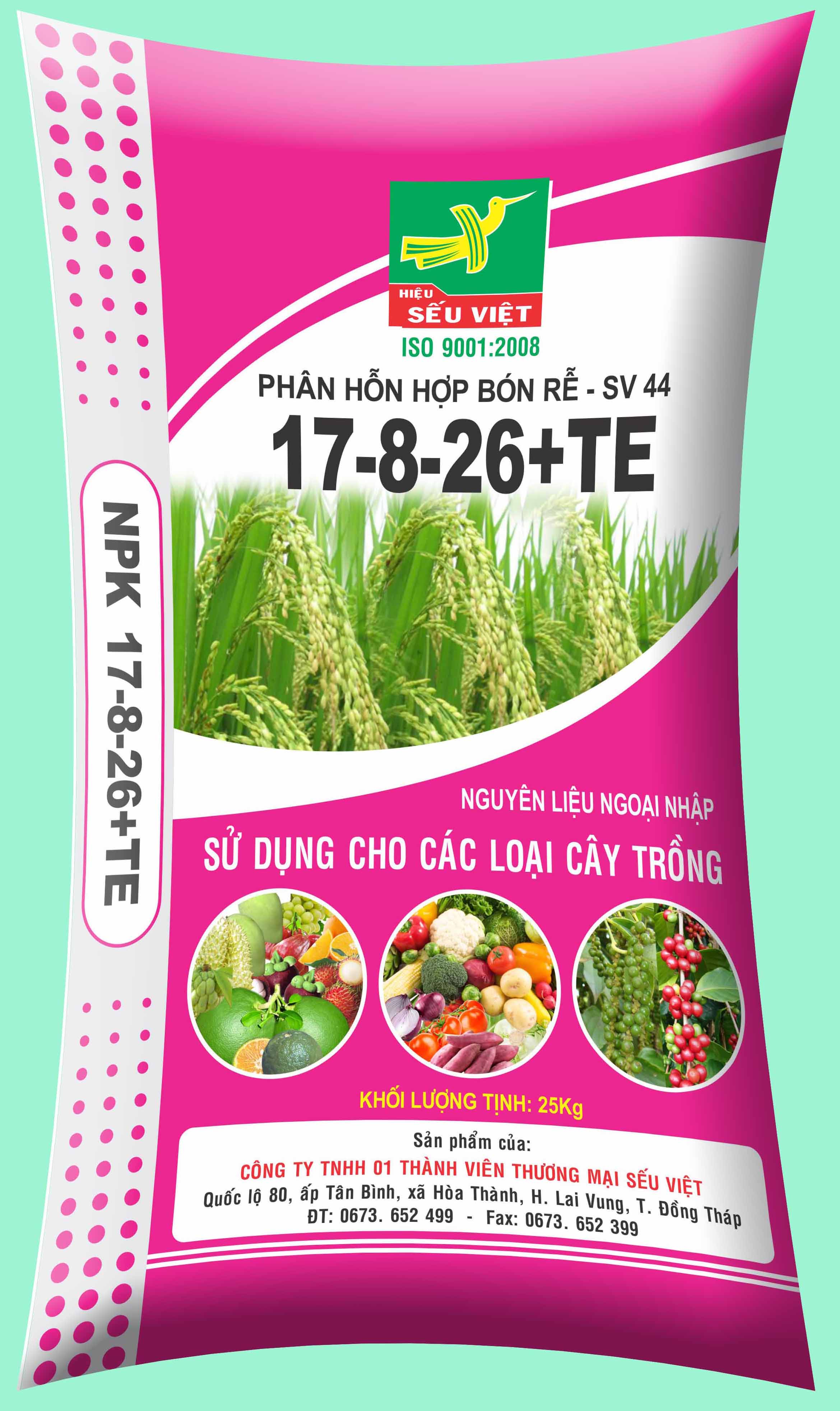 Phân hỗn hợp bón rể SV44