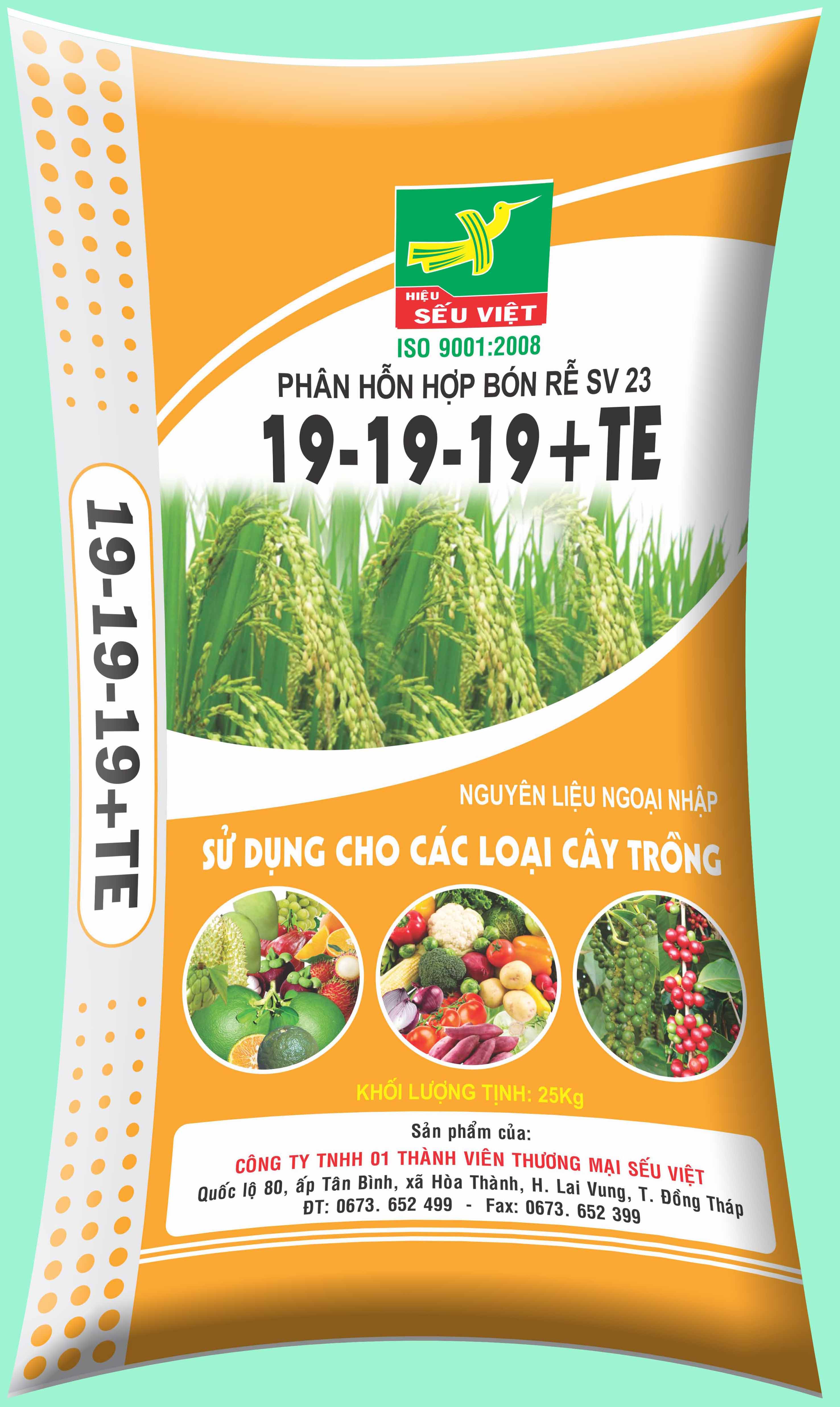 Phân hỗn hợp bón rể SV23