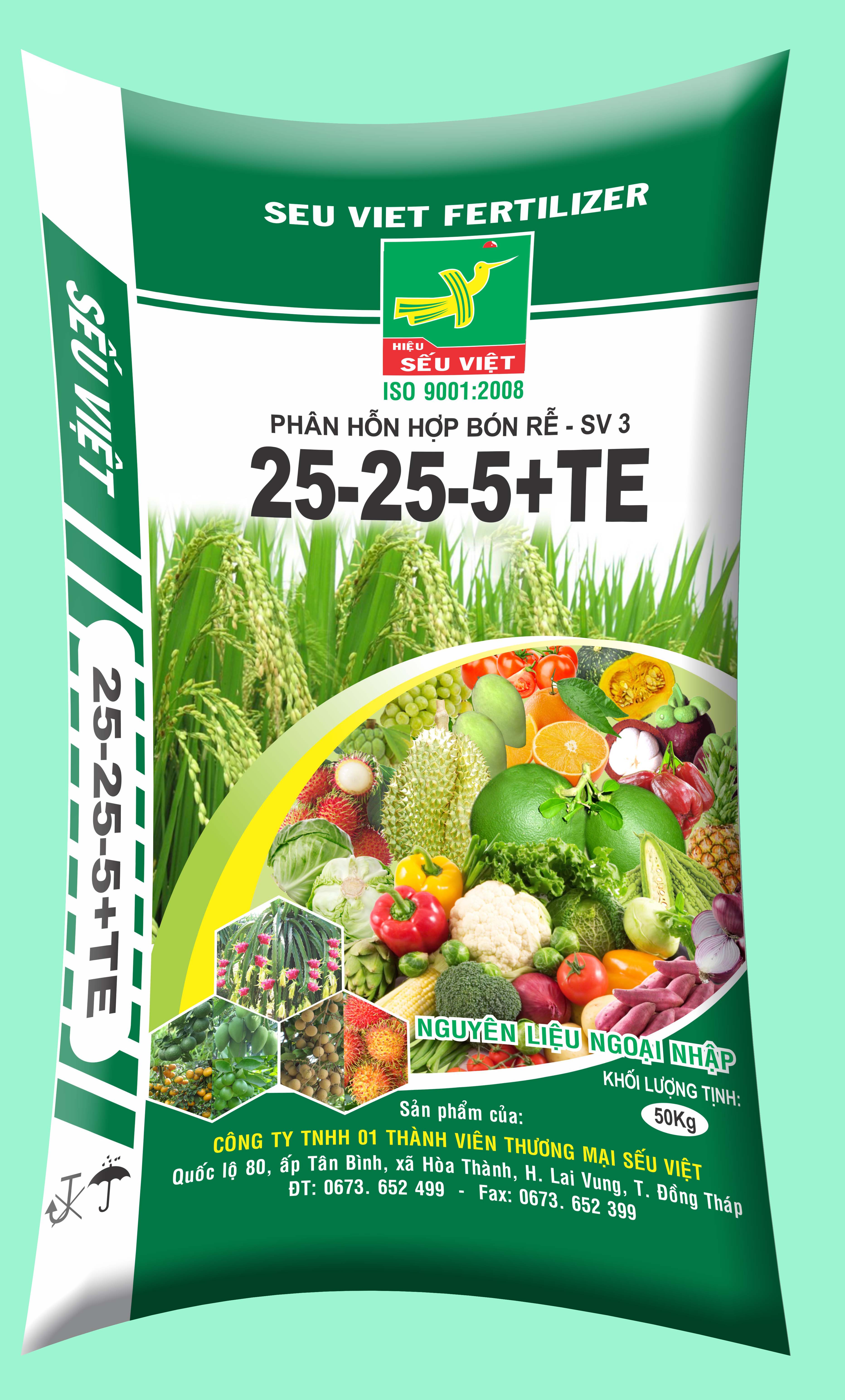 Phân hỗn hợp bón rể SV3