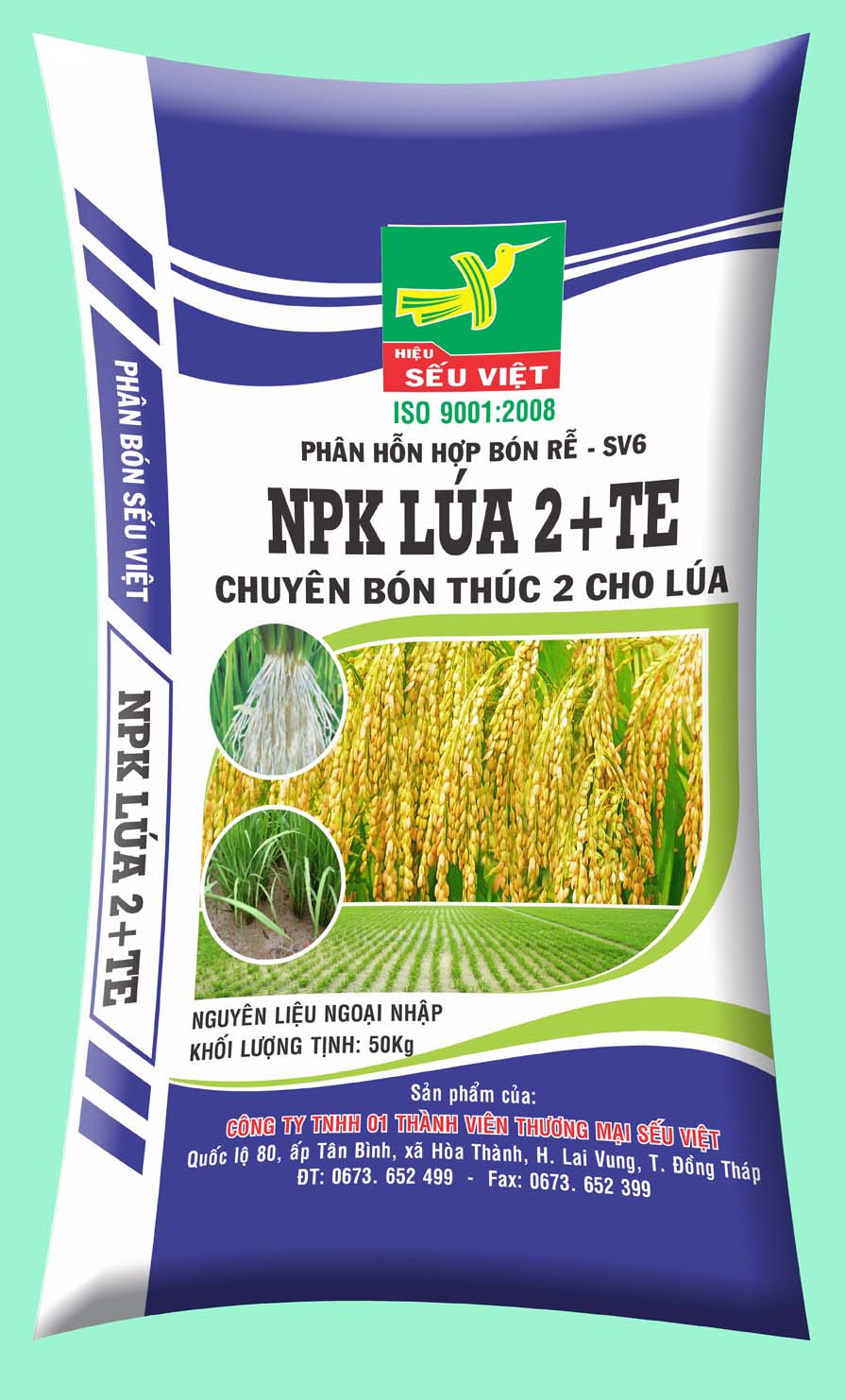 Phân hỗn hợp bón rể SV6 NPK Lúa 1+TE